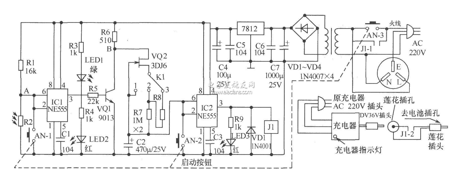 新穎的自行車充電器電路