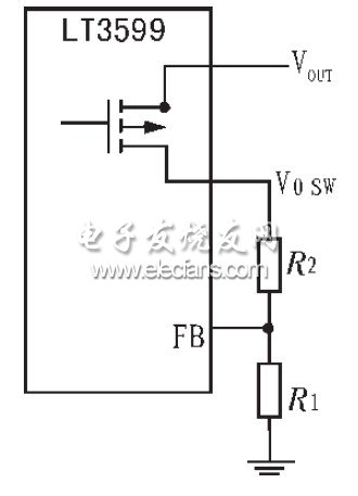 圖5 用FB 管腳設(shè)計(jì)過(guò)壓保護(hù)電路