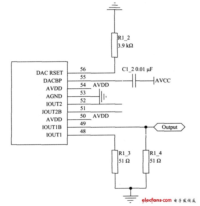 AD9854 信號發(fā)生電路