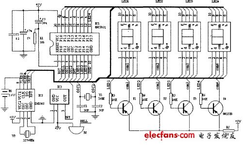 單片機(jī)紅外遙控LED電子鐘