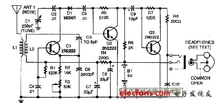 經濟型短波接收器電路圖