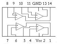 LM339內(nèi)部結(jié)構(gòu)圖