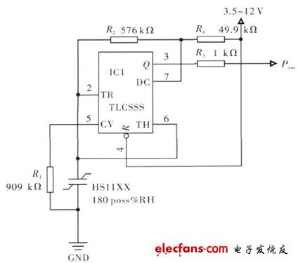 濕度傳感電路