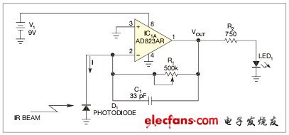 目視驗(yàn)證IR脈沖的電路