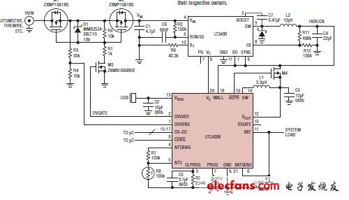 DN464 高效率USB電源管理系統(tǒng)