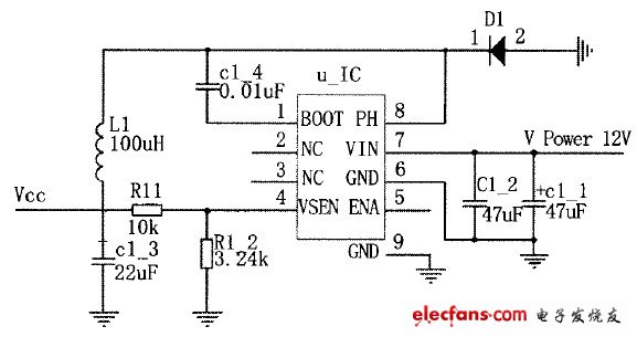 47in的LED背光源電源電路圖