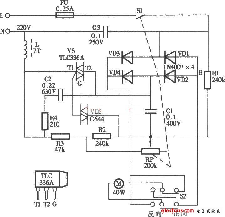 滾動式按摩器電路