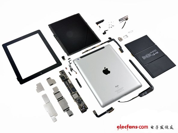 最新蘋果ipad 3拆解：高通、博通、三星包攬芯片