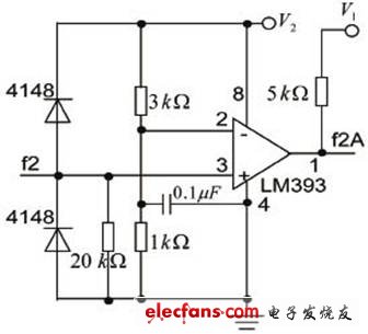 圖3 流量計(jì)信號調(diào)整電路圖