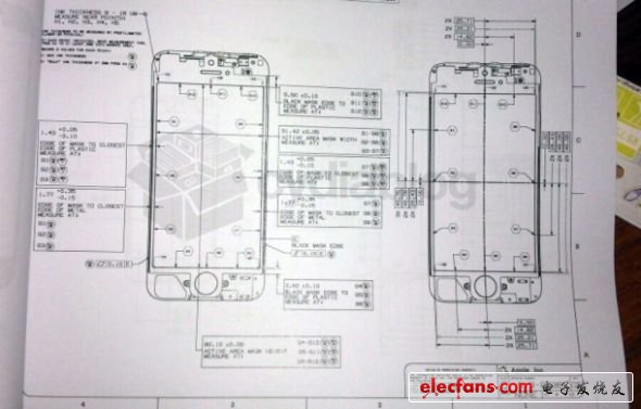 疑似iPhone 5設(shè)計圖曝光：配4英寸屏