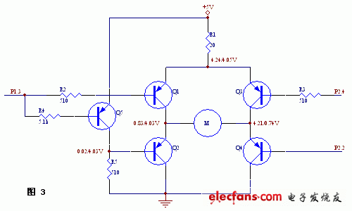 幾種微型電機(jī)驅(qū)動(dòng)電路實(shí)驗(yàn)和分析