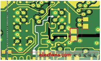 由于電容距離信號太遠以至于不能連接斷層而導(dǎo)致的EMC問題