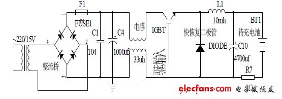 圖3 充電主電路