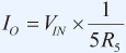 如果RL = 5R5 = 500 Ω，則：