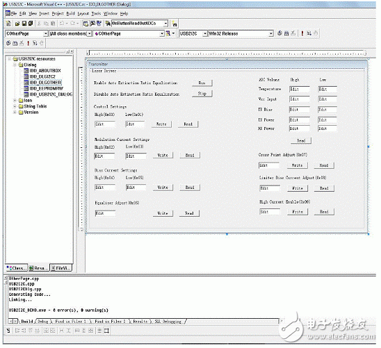 GUI軟件在VC++環(huán)境下開發(fā)，由VC++6.0編譯