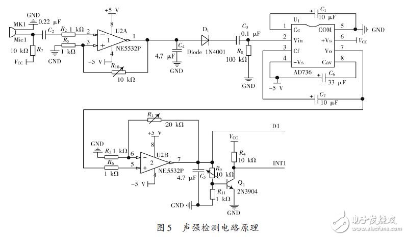 聲強(qiáng)檢測電路原理