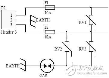 防雷抗浪涌電路結(jié)構(gòu)