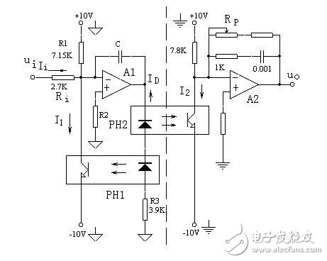 光電隔離應(yīng)用設(shè)計(jì)電路圖