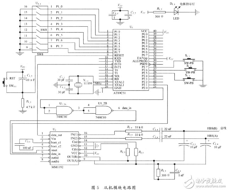 基于HBS協(xié)議的智能家居控制系統(tǒng)電路設(shè)計(jì)