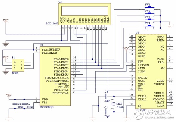 基于低端微控制器的無線控制器系統(tǒng)電路設(shè)計(jì)