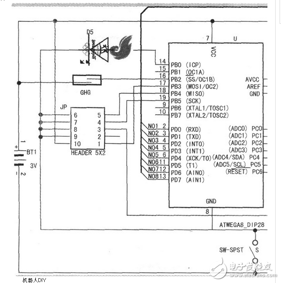 接力競(jìng)賽機(jī)器人系統(tǒng)電路設(shè)計(jì)