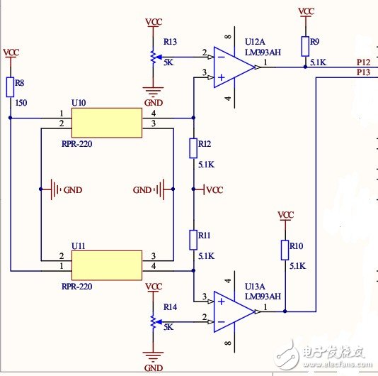 循線(xiàn)機(jī)器人小車(chē)系統(tǒng)電路模塊設(shè)計(jì)