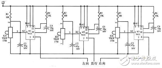 基于AT89C52自動追蹤紅外線源機(jī)器人電路設(shè)計(jì)