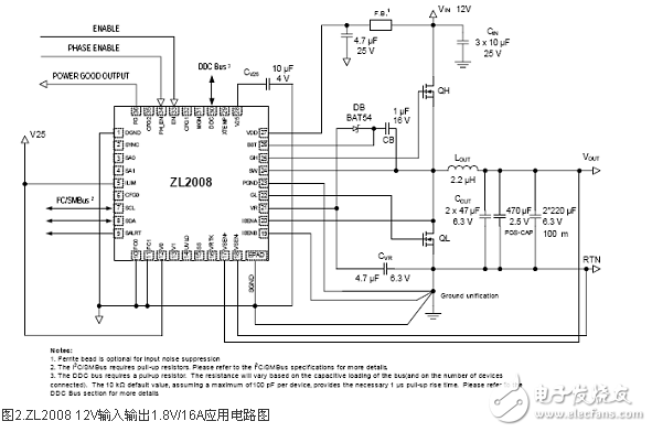 采用ZL2008的數(shù)字電源電路設(shè)計 —電路圖天天讀（52）