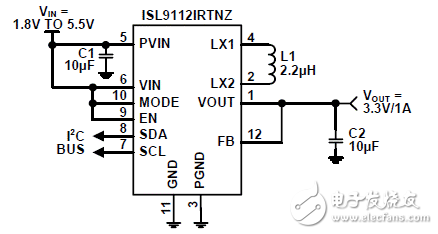 基于ISL911x高度集成升降壓電源電路設(shè)計(jì) —電路圖天天讀（53）