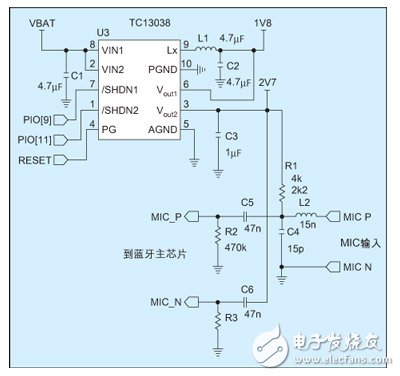 高集成智能藍牙耳機電源電路設(shè)計