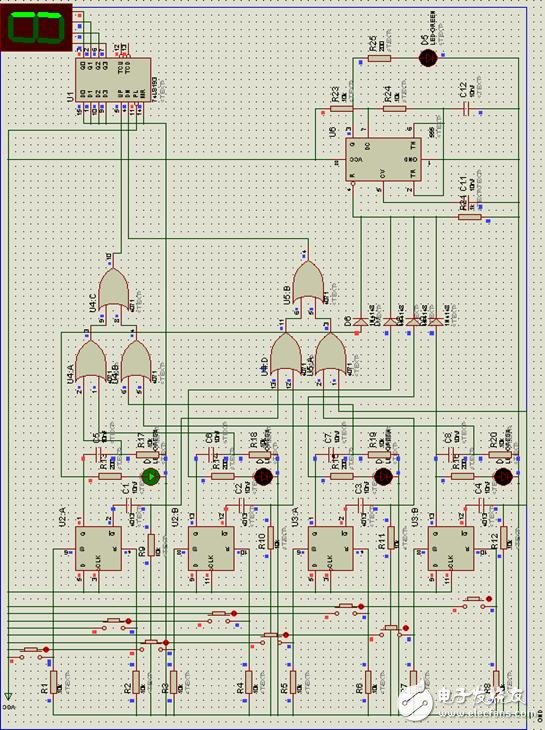 病床呼叫控制器系統(tǒng)整體電路設(shè)計(jì)