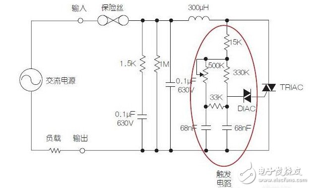 典型的調光電路原理圖