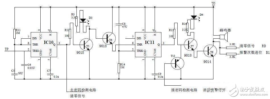 電子密碼鎖單穩(wěn)態(tài)電路設(shè)計(jì)攻略 —電路圖天天讀（122）