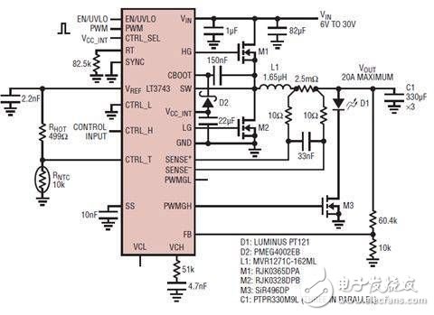 解讀LT3743的LED驅(qū)動新型調(diào)光電路