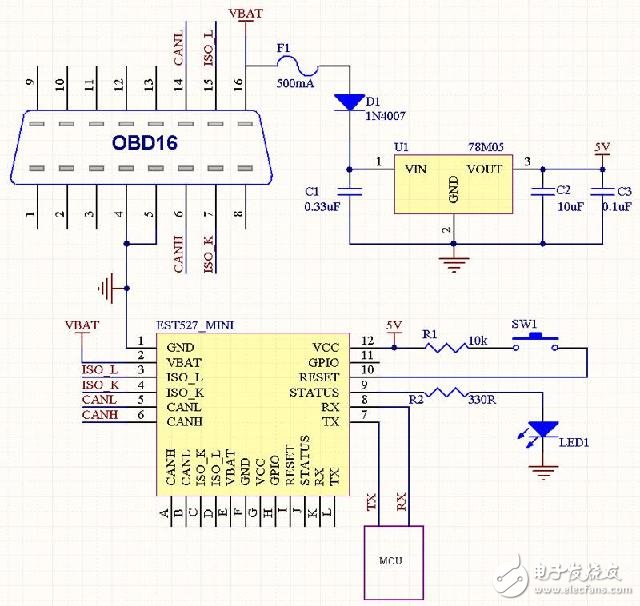 車載模塊原理分析與電路設(shè)計(jì)詳解 —電路圖天天讀（138）