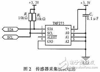 傳感器采集模塊電路