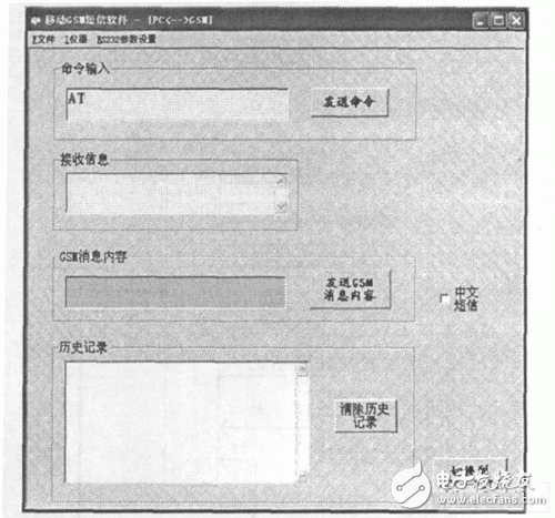 上位機(jī)軟件用戶界面