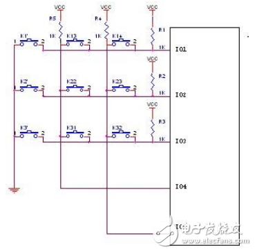 絕妙的IO口掃鍵應(yīng)用電路設(shè)計(jì)盤點(diǎn) —電路圖天天讀（253）