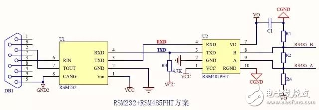 講述三種RS232轉(zhuǎn)RS485電路設(shè)計(jì) —電路圖天天讀（254）