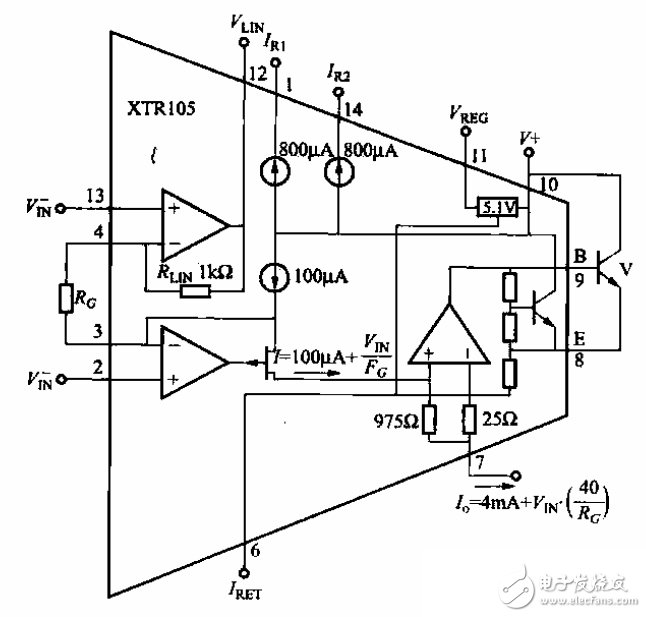 XTR105電路原理圖