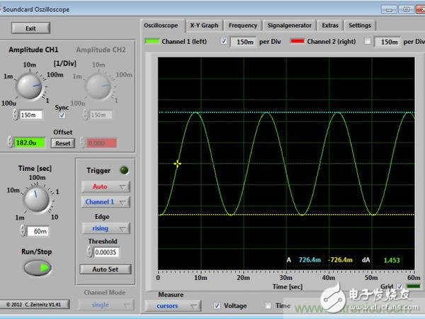 利用軟件和簡單電路就能把電腦音效卡變成示波器