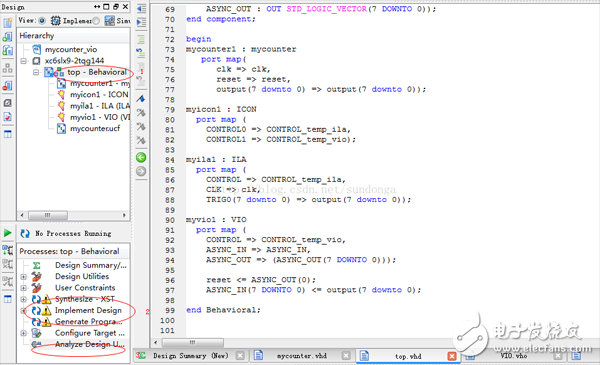 Xilinx FPGA ChipScope的ICON/ILA/VIO核使用