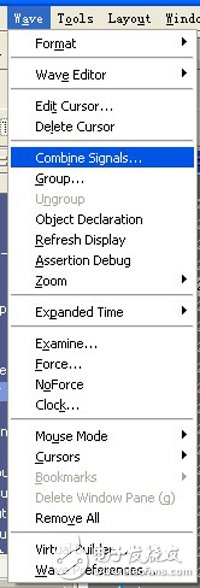 modelsim中的兩個操作：do wave.do 和combine signals