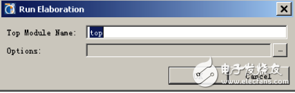 【Run Elaboration】對(duì)話框