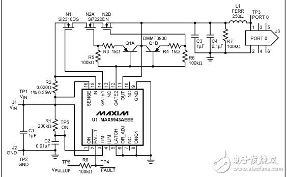 通過UL認(rèn)證的IEEE1394標(biāo)準(zhǔn)單/雙端口FireWire保護(hù)電路