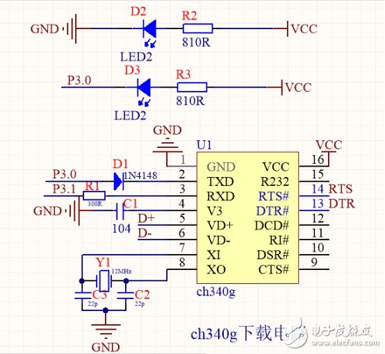 手把手教你純硬件STC單片機自動下載