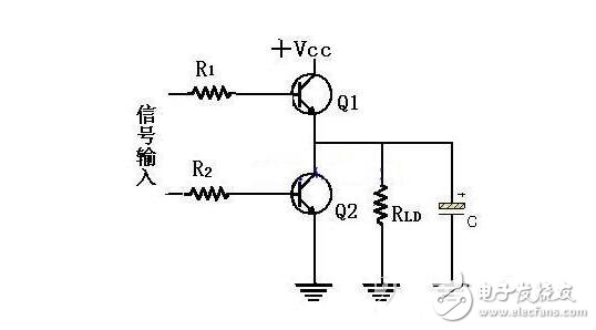 三極管開關(guān)電路改進接法電路圖