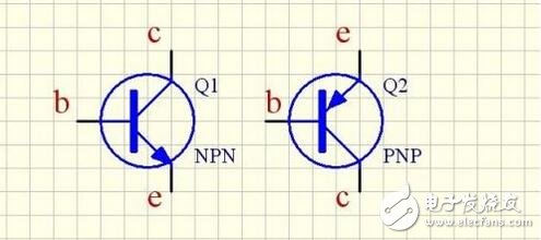 三極管工作原理介紹，NPN和PNP型三極管的原理圖與各個引腳介紹