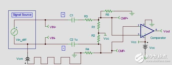 交流耦合單電源比較器