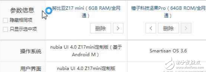 努比亞Z17 mini、錘子新機堅果Pro對比評測：哪個更值得買？